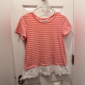 Loft T-shirt with embroidered details